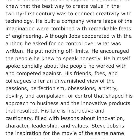Steve Jobs by Walter Isaacson Hardback Book - Picture 6 of 7